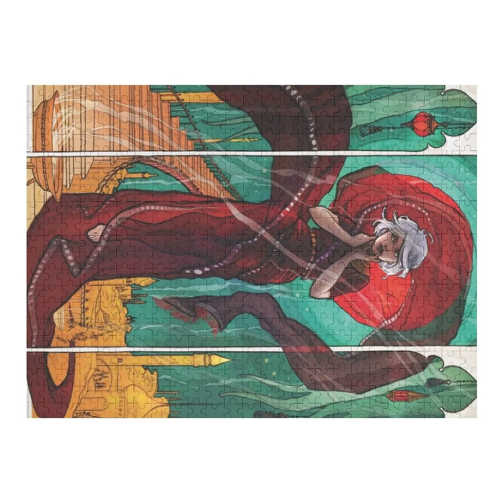 

The Goddess Glamour by Antonia Doncheva Jigsaw Puzzle Wooden Name Custom Personalized Children Puzzle
