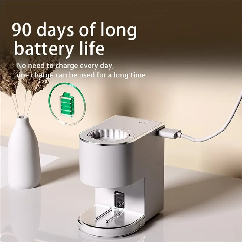 A84X-Fully Automatic Induction Electric Toothpaste Squeezer Wall Mounted Bathroom Device For Kids And Adults A