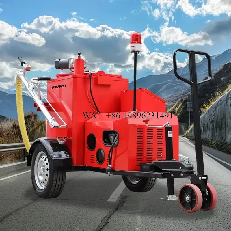 Wmwmnu New Asphalt Sealcoating Pavement Repair Concrete Grouting Equipment Road Crack Sealing Device for Driveway