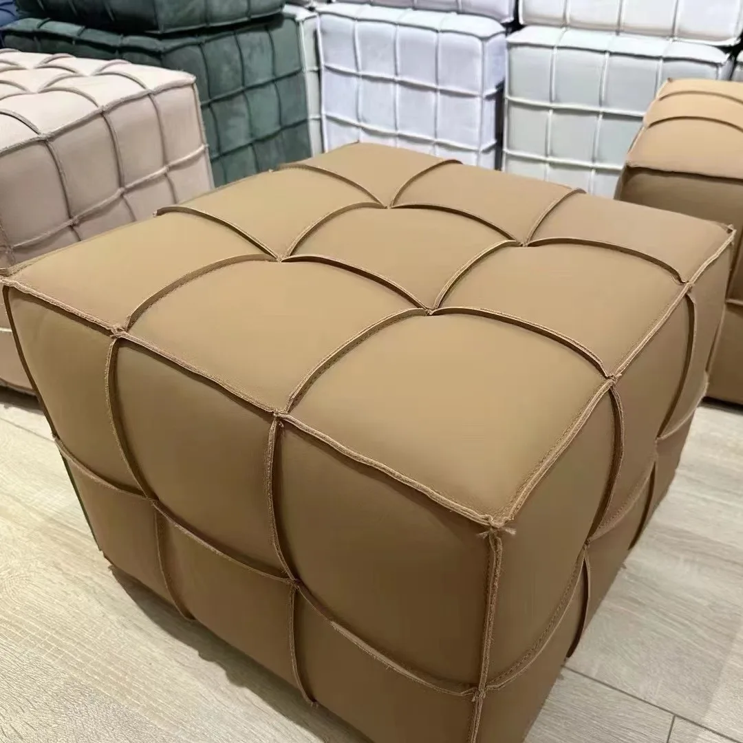 

Rubik's Cube stool, sofa, square, light luxury, household, living room, pedal