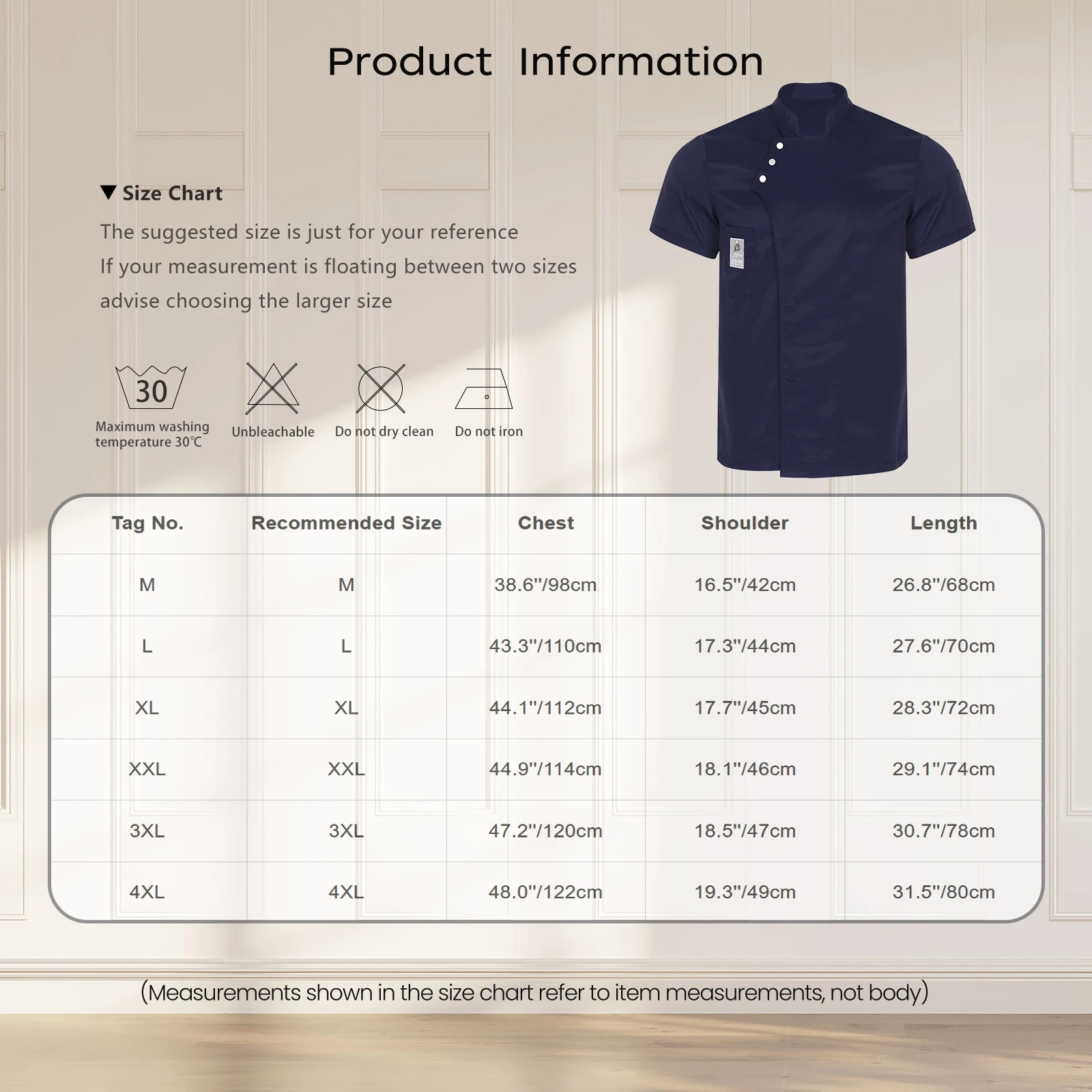 الرجال النساء ارتداء مقاومة الشيف قمم قصيرة الأكمام أزرار جانبية طباخ الستر لمطعم فندق مخبز المطبخ الشيف قميص