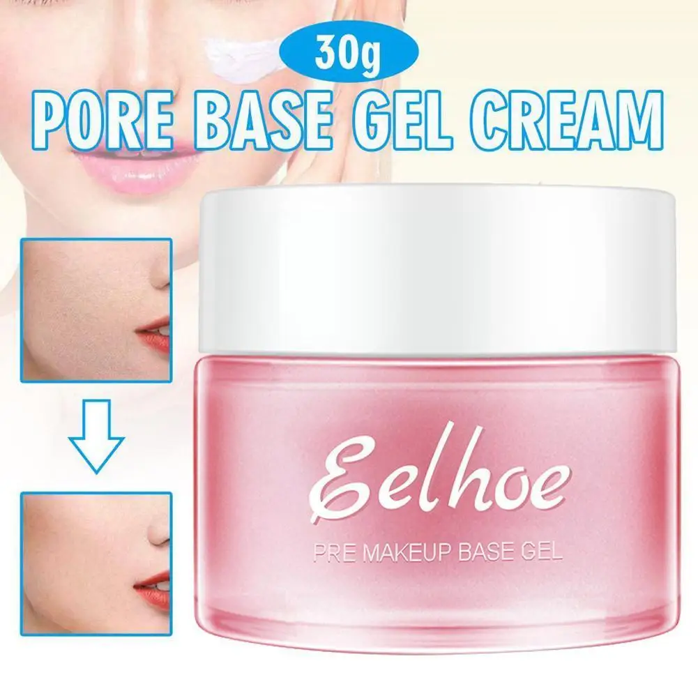 Nova base de poros gel creme invisível poro rosto primer hunmui óleo-controle matte poro base creme suave fazer gel maquiagem primer u c2k4