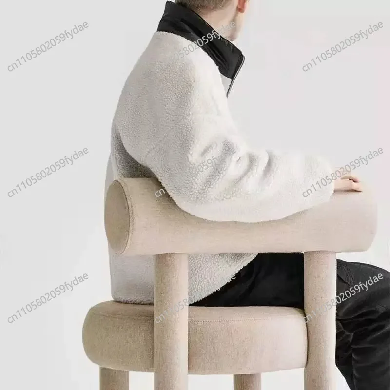 

Дизайнерский стул для спальни/туалетного столика, креативный обеденный стул, нишевый табурет для демонстрационной комнаты