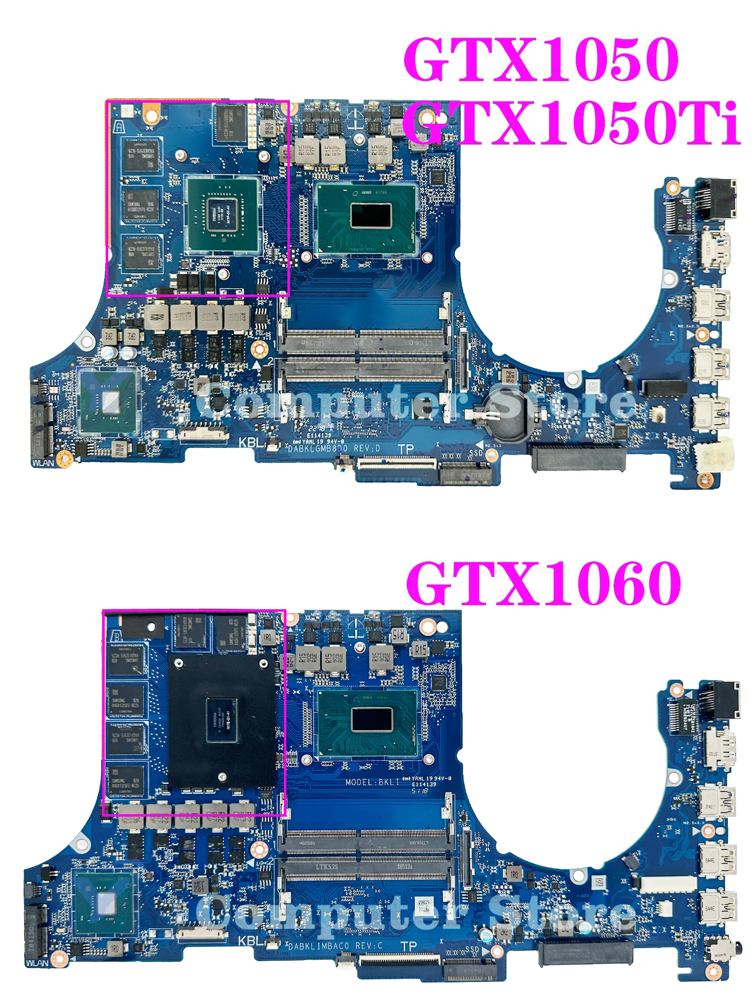 Scheda madre FX504GM per ASUS FX504G FX504GE FX80GM FX80G FX504GD ZX80GM scheda madre del computer portatile CPU I5 I7 GTX1050 GTX1050Ti GTX1060