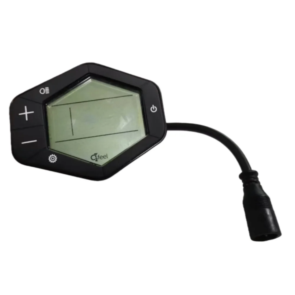 

Nulkomma O2 Feel Electric Bike LCD Display Meter O2F AGN 5PIN Connector Ebike Conversion Kit Ebike Speed Control Panel