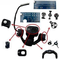 Gimbal parts for DJI mini 3 camera PTZ cable gimbal roll arm bracket frame with glass yaw motor rubbers original