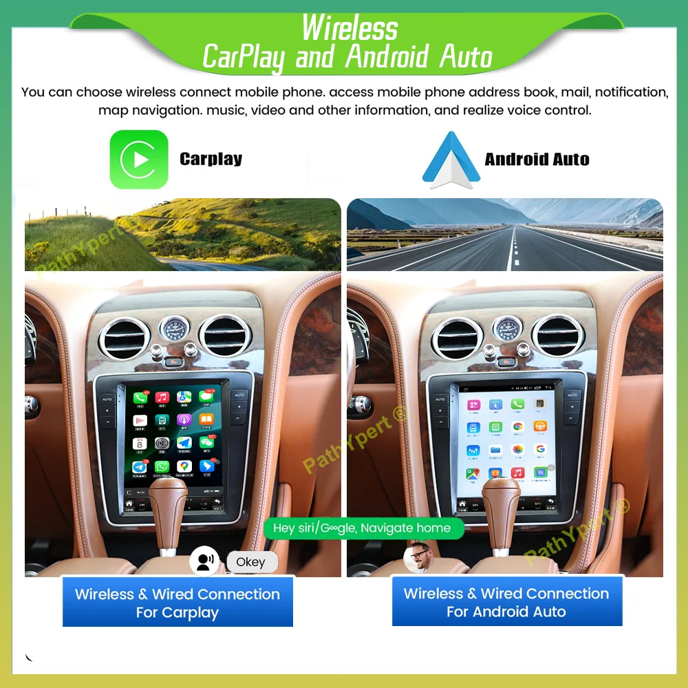 

Android15 Tesla Screen For Bentley Flying Spur Continental 2012-2019 Car Radio Multimedia Player GPS Navigation Head Unit Stereo