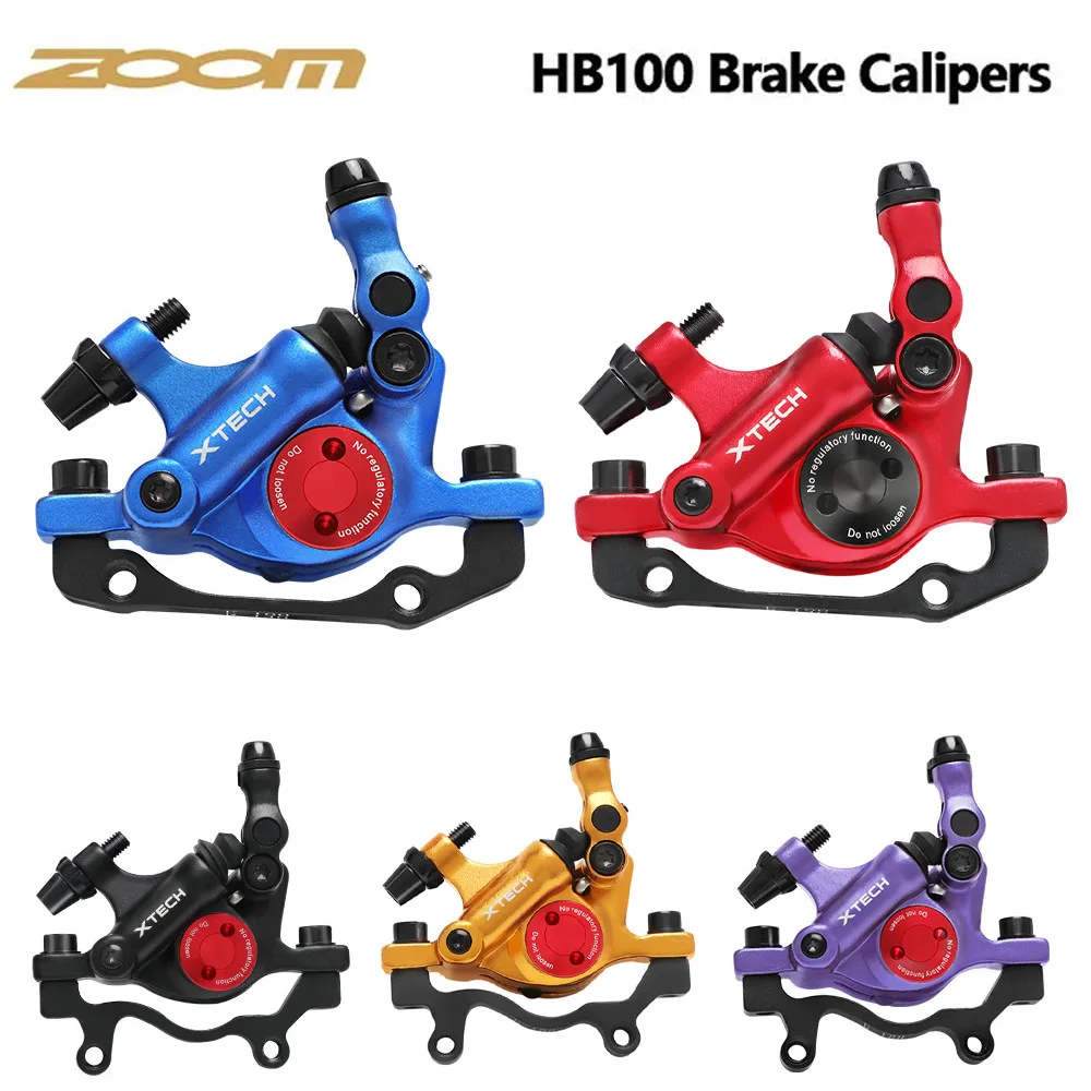 ZOOM XTECH HB100 Hydraulic brakes mtb Cable Pulling bicycle brake caliper Disc bike zoom brake for Xiaomi M365 Electric Scooter