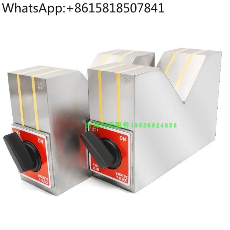 

1PCS Magnetic V-block Triangle table V-magnet, magnetic V-frame, magnetic seat KMV-50B 80B 125B