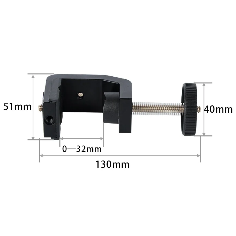 Desktop Stand Clamp Camera Clamp C-style Clamp Universal Aluminum Clip Phone for Camera Photography Accessories