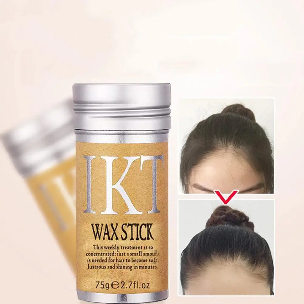 Professionele Haarwax Stick Voor Pruik Vrouwen Mannen Niet-Vettige Reparatie Glad Los Gebroken Haar Artefact Styling Gel Cream