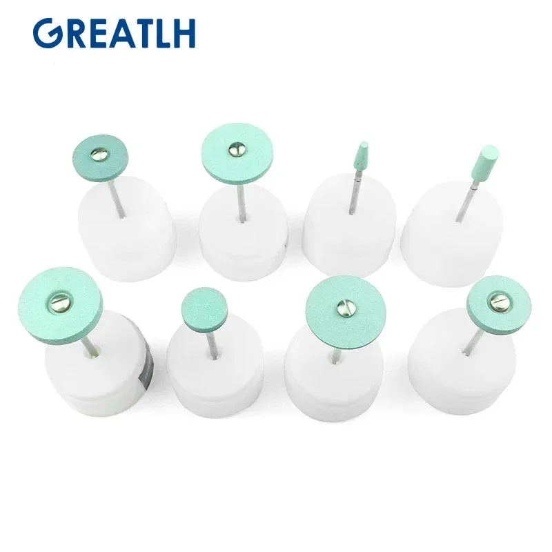 5 Pcs Dental Lab Ceramics Diamond Stone Grinder Zirconia Full Porcelian Crowns Polisher Quick Polishing