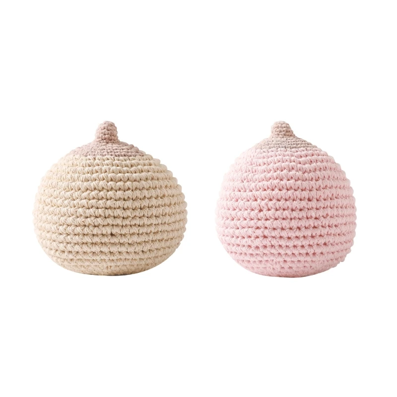 Lovely Baby Teether Music Rattles for Boys Girls Breastfeeding Knitted Soothe Dropship