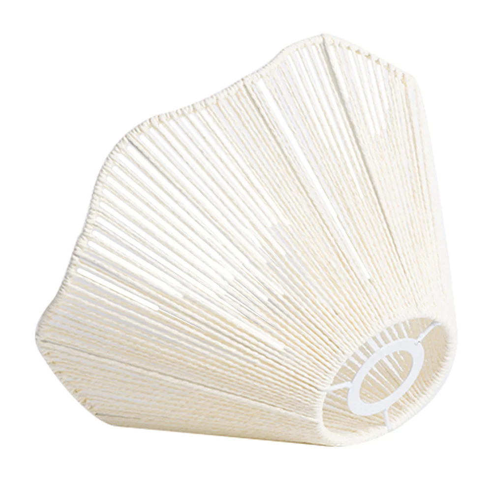

Paper String Woven Lampshade Iron Frame Lightweight Durable Hanging Ceiling Pendant Shade For Home Bar Cafe Hotel Decor