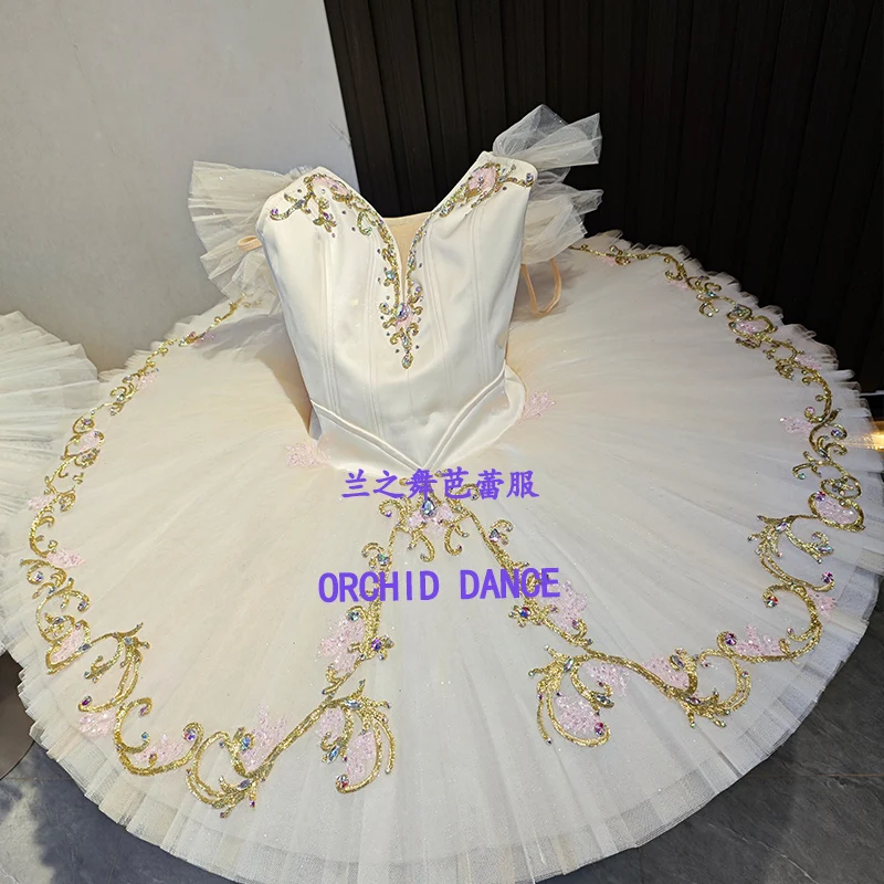 BT2604105 Tutus de Ballet Blancos Profesionales Personalizados en Talla y Color para Niñas, Mujeres y Adultas