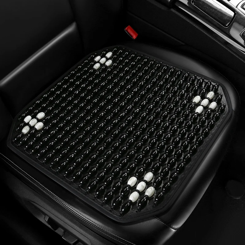 2023 New Car Resin Jade Seat Cushion with Hard, Comfortable, and Breathable Texture, Suitable for All Seasons Single Seat Backre