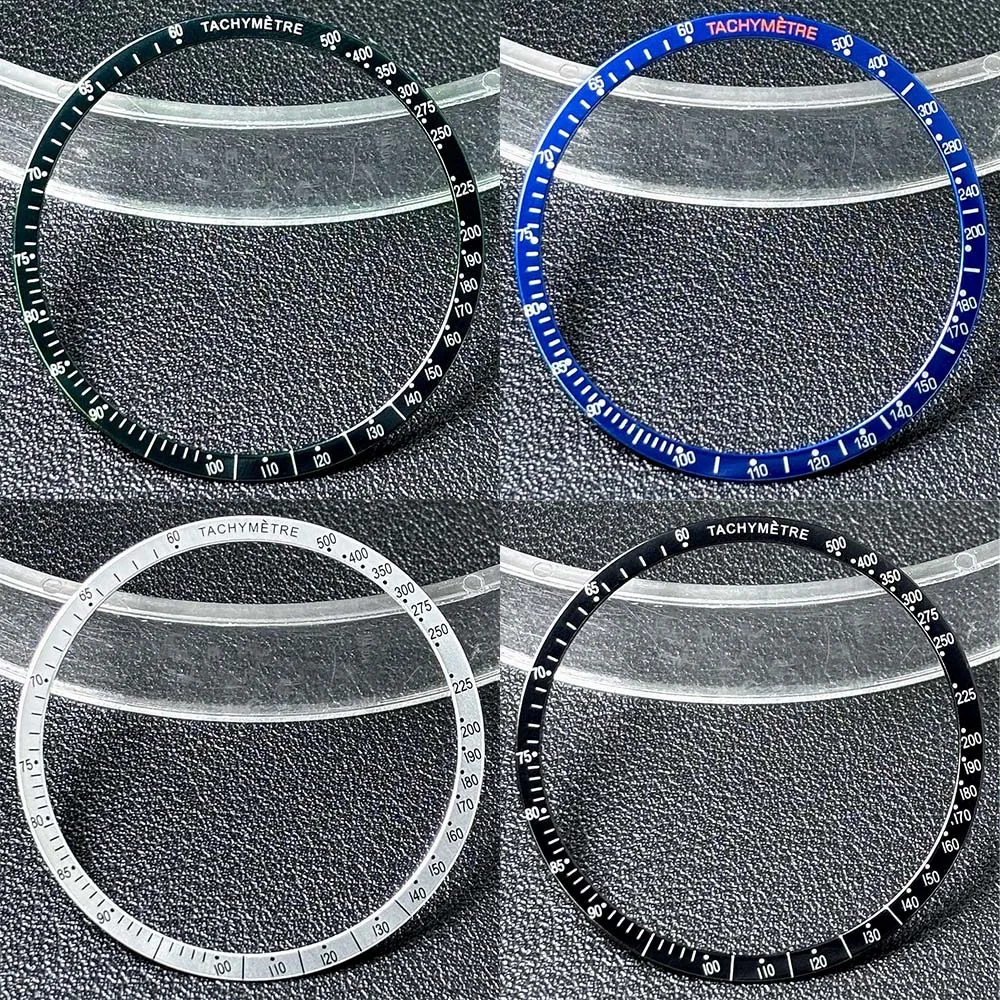 Multi-Color High-Quality Aluminum Frame Insert VK63 38.5mm*34mm, Suitable for VK63 Movement Watch Cases and Watch Accessories
