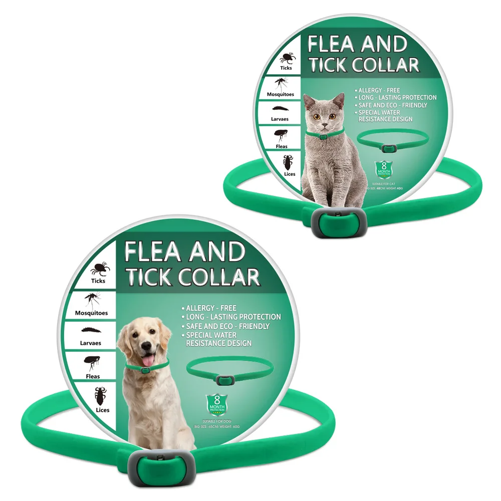 Cat and dog pet collar essential oil anti mosquito, deworming, parasitic, beautiful, soothing, calming waist and neck collar