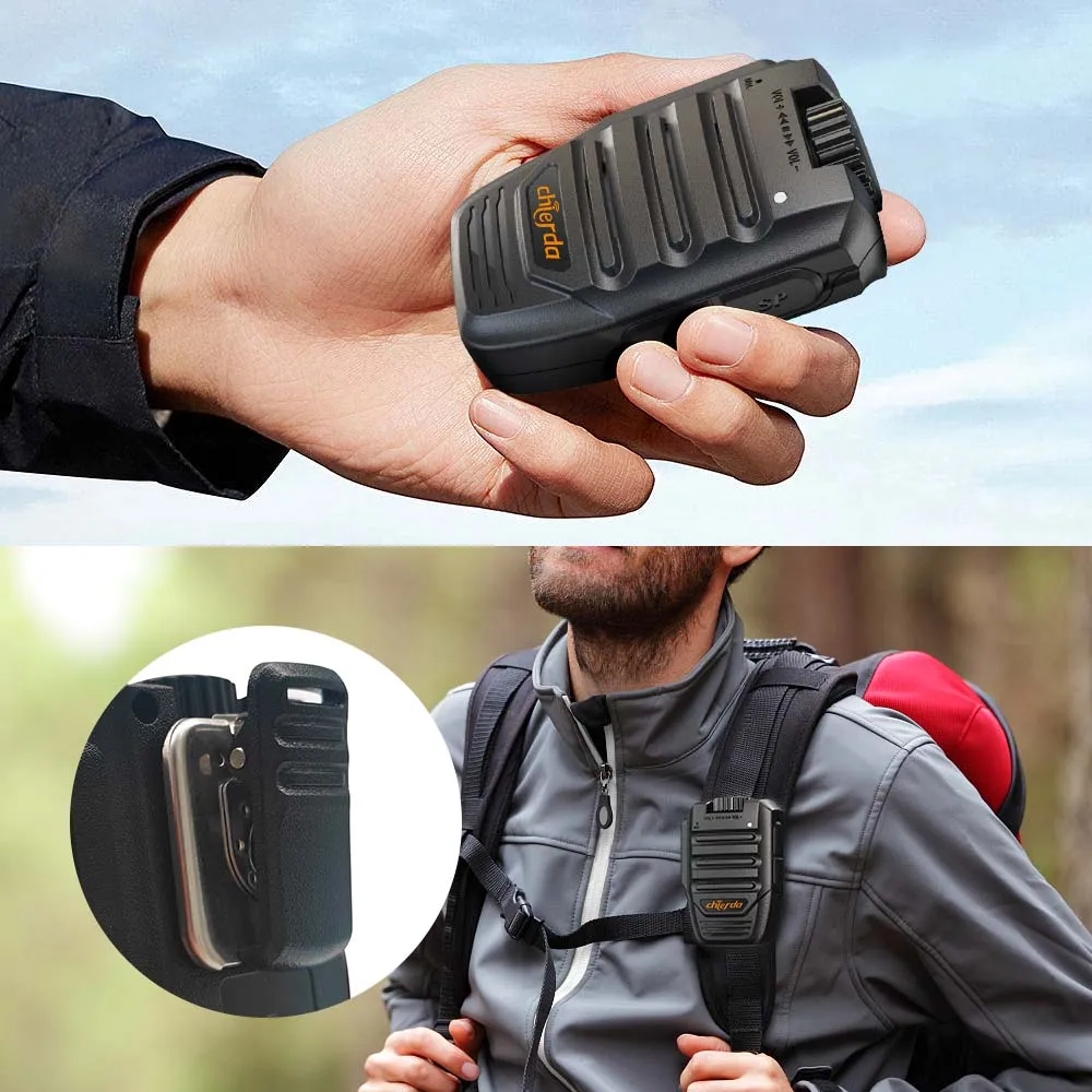 Mini Portable Walkie Talkie Speaker Mic Wireless Handheld Microphone Walkie Talkie Bluetooth Speaker Mic Wireless Radio Chierda