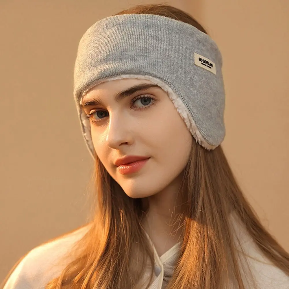 

Unisex Autumn Winter Sound Insulation Headwear Earmuffs Sleep Earmuffs Hair Band Ear Warmers