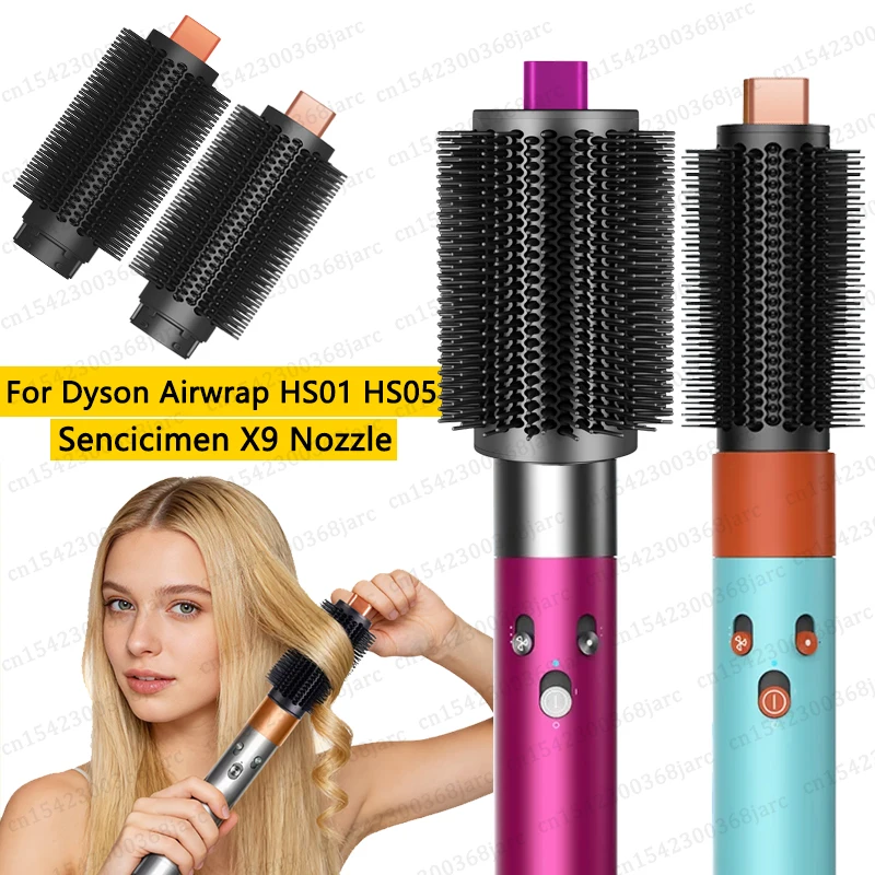 Verbesserte Runde Volumenbürste für Dyson Airwrap HS01 HS05 HS08 Sencicimen X9 Glätt- und Lockenstylingdüse Zubehör