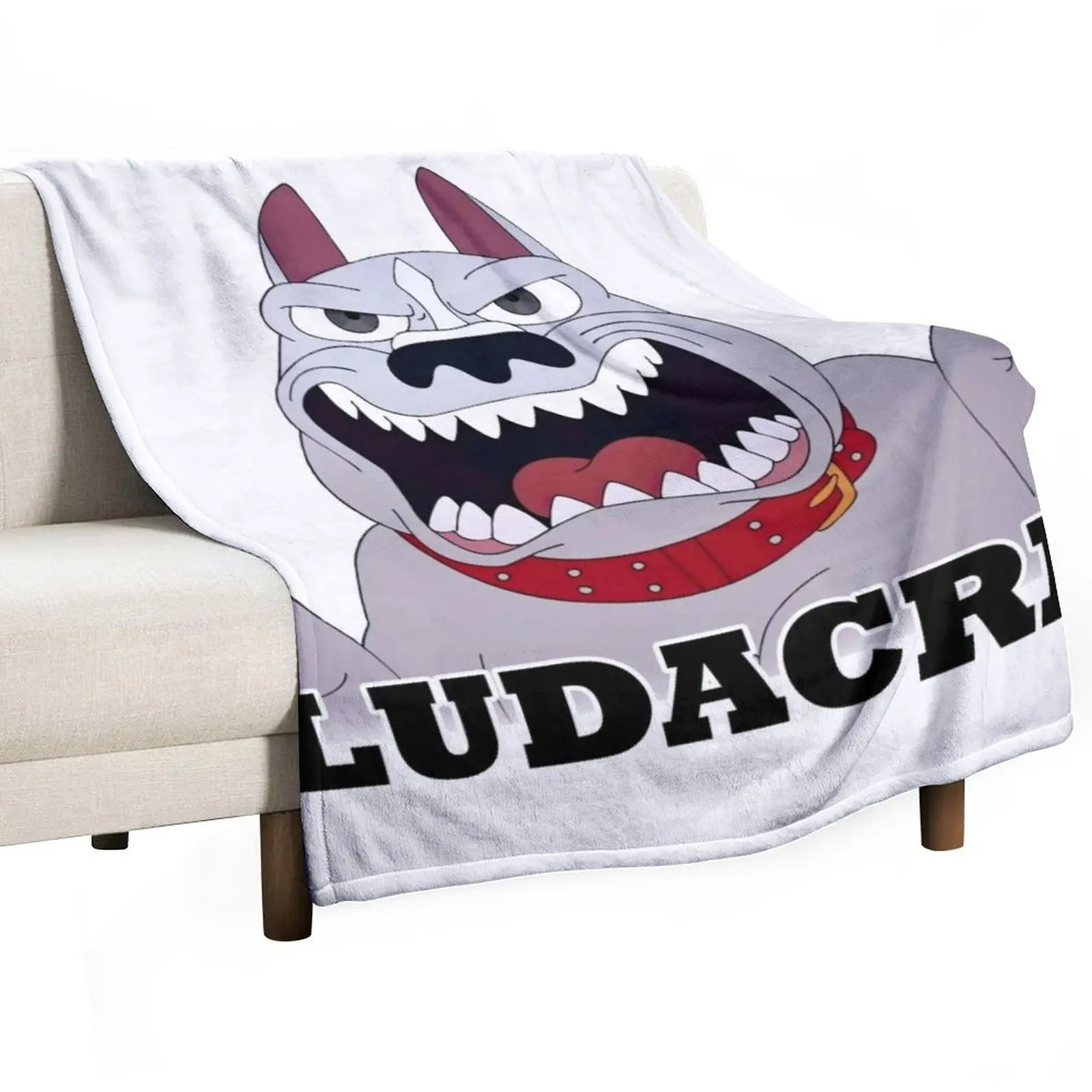

BIG MOUTH Featuring Ludacris Pitbull Throw Blanket Warm Comfortable Blanket for Office Napping