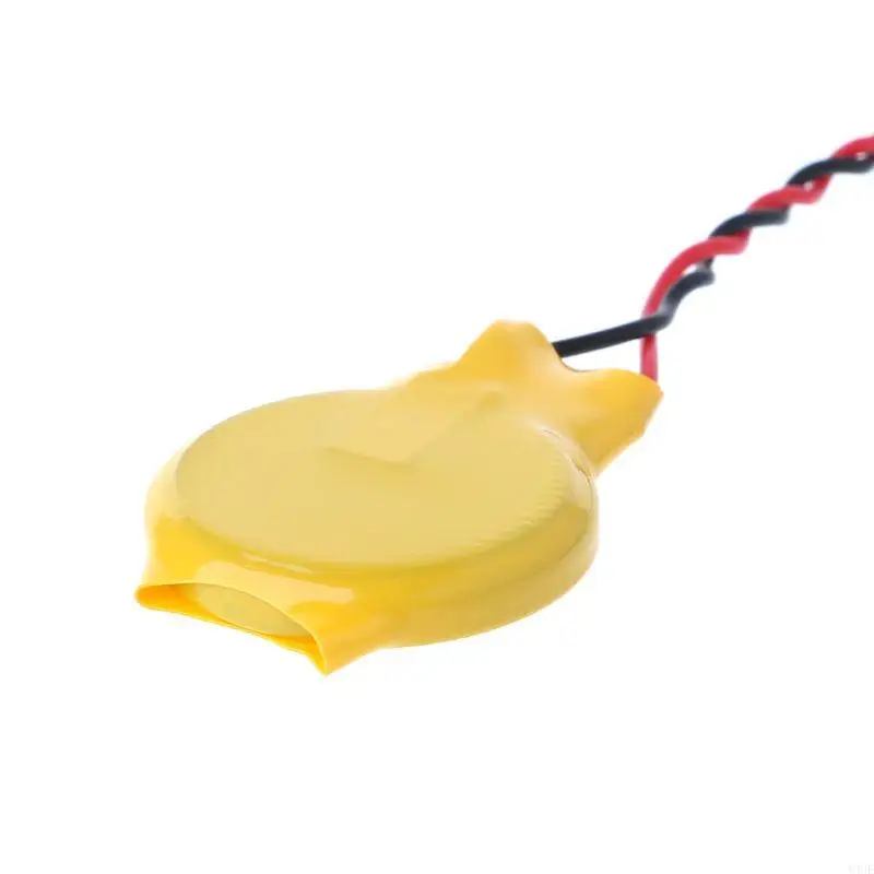 Y4ue 2 PIN CR2032 2032 Dây pin Máy tính xách tay BioS Bios CMOS Pin với dây đai Disassemble Cáp 1.25 phích cắm