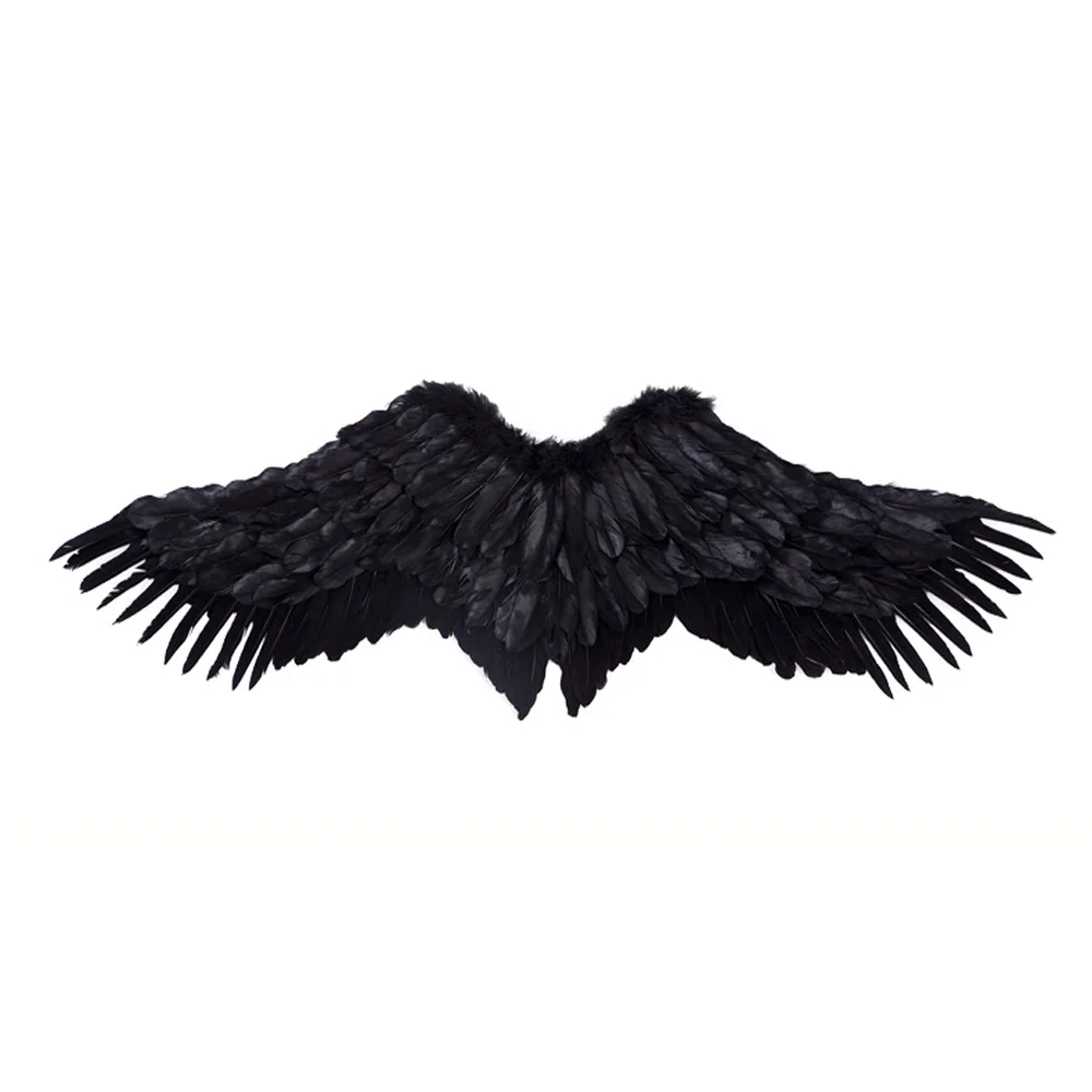 

High Quaity Lightweight Angel Wings Foldable Realistic White Swallow Wings Unisex Black Devil Wings