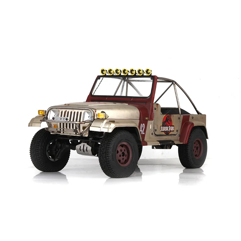 T4 Titanium Alloy Tube Frame Roll Cage YJ Body Shell Jurassic Park for 1/10 RC Crawler Car Traxxas TRX4 Handmade Frame DIY Parts