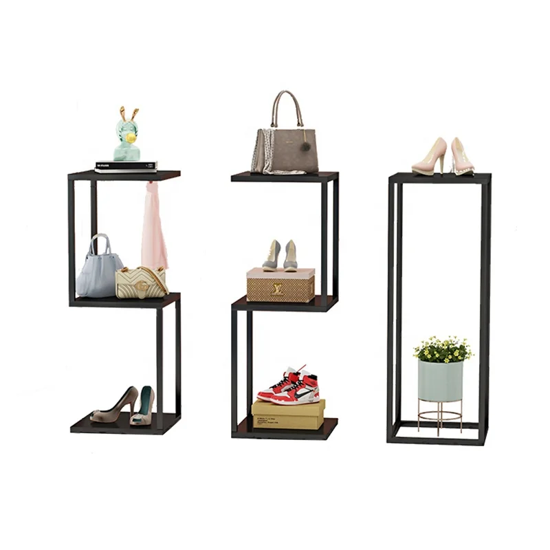 custom，New Design Retail Clothes Display Table Small Shoes Stand For Clothing Shop