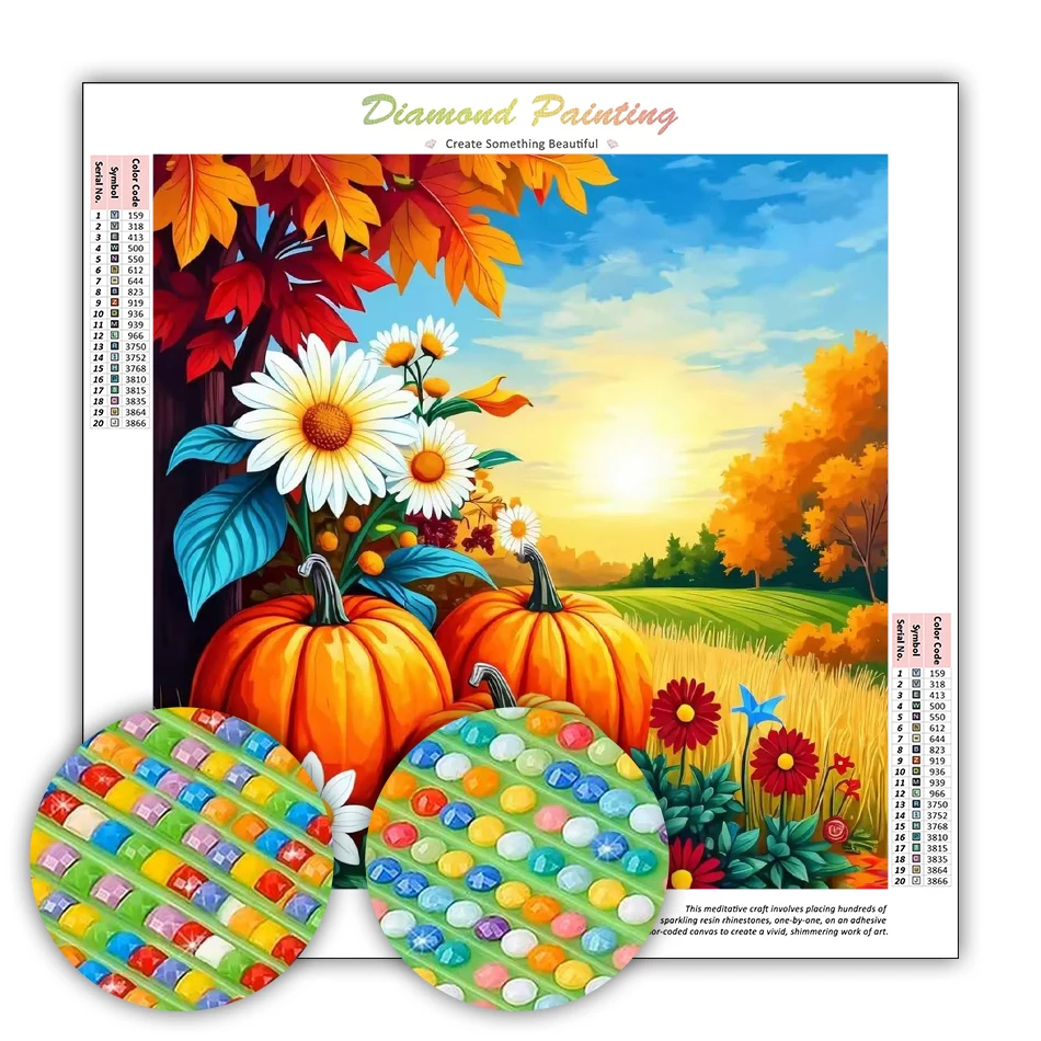 GATYZTORY Diamond Painting Painting Interior Adults Crafts Diamond Embroidery Landscape Home Decor Diy Crafts Needle Arts Craft