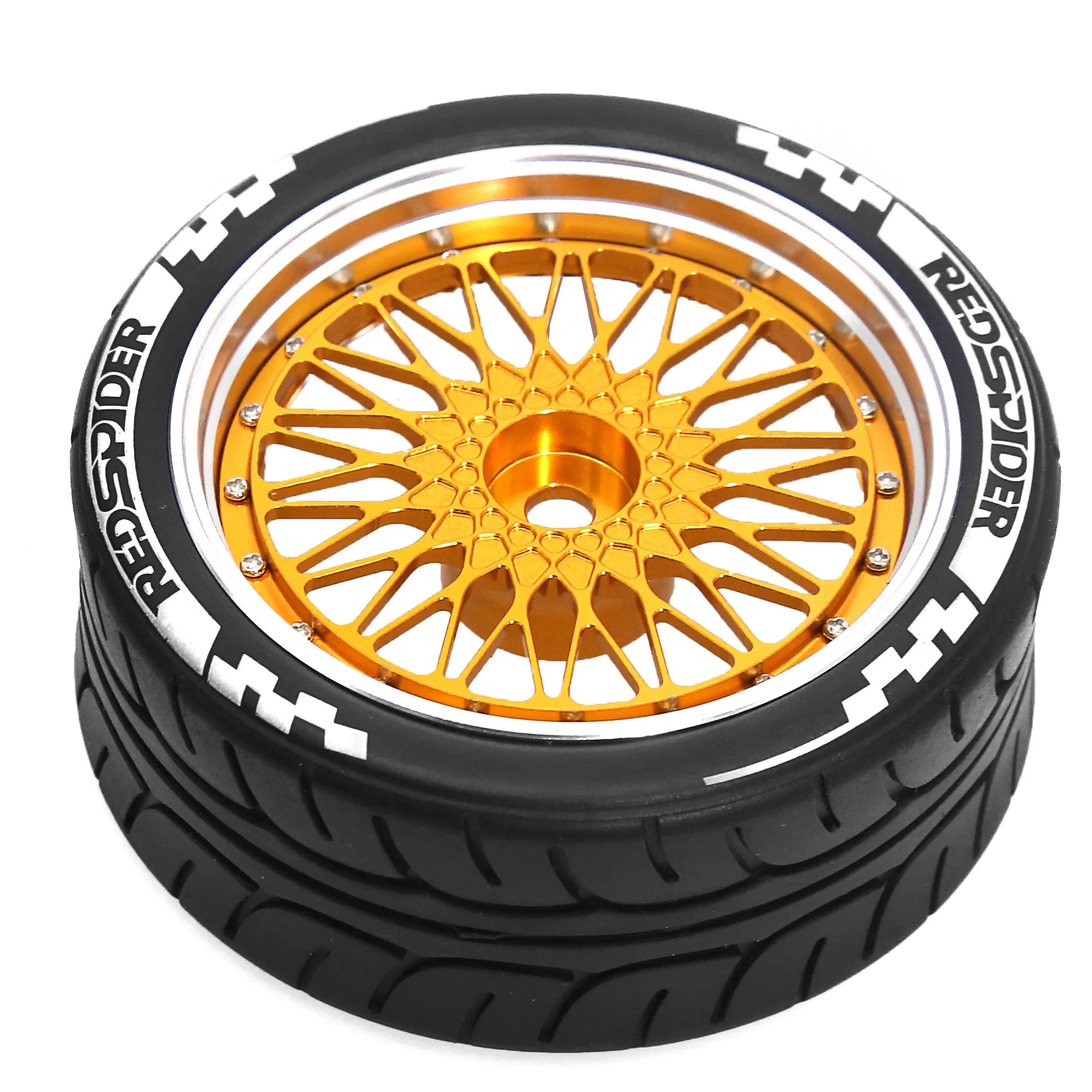 1/10 RC سباق عجلة الإطارات المعدنية حافة محور العجلة 12 مللي متر سداسية ل 1:10 RC الطريق سيارة Tmiyasu TT01 TT02 XV01 XV02 PTG-2 HSP HPI #5