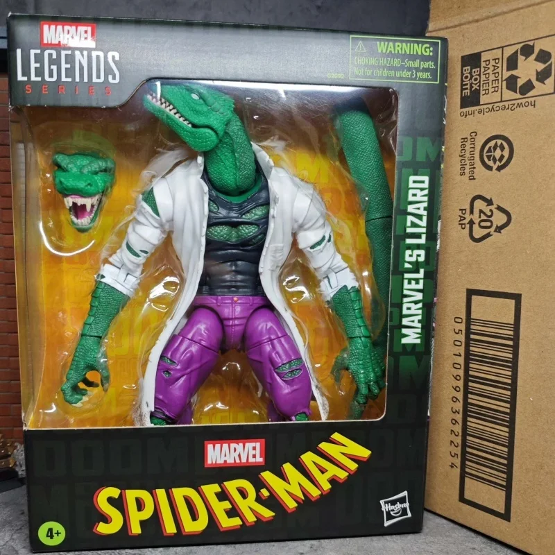 Hasbro Original Spot Goods Hasbro Marvel Legends Figura de Acción Anime de 6 Pulgadas Lizard Professor Versión Deluxe Juguetes y Regalos