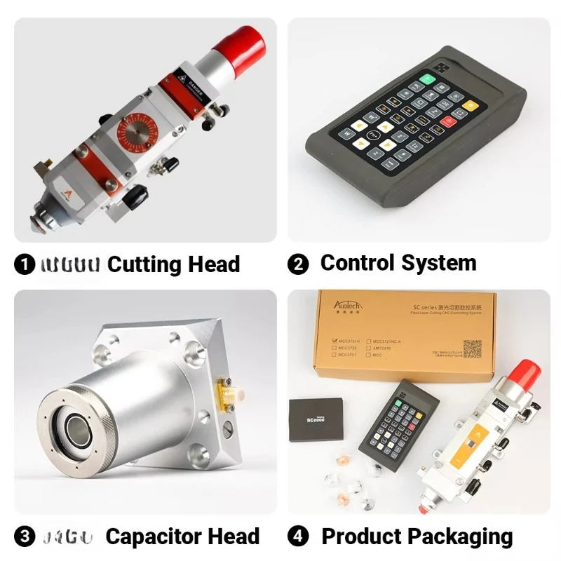 機器部品 高級防塵 A200MS-QBH-F125 AU3TECH 3000W ファイバー切断ヘッド 切断機用