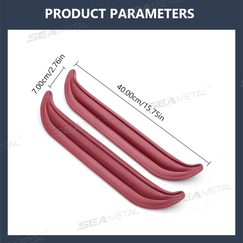 SEAMETAL Flexible Car Seat Gap Filler Luxury Premium PU Seat Crevice Filling Strip Elastic Universal for Suv Sedan Truck Pick-Up