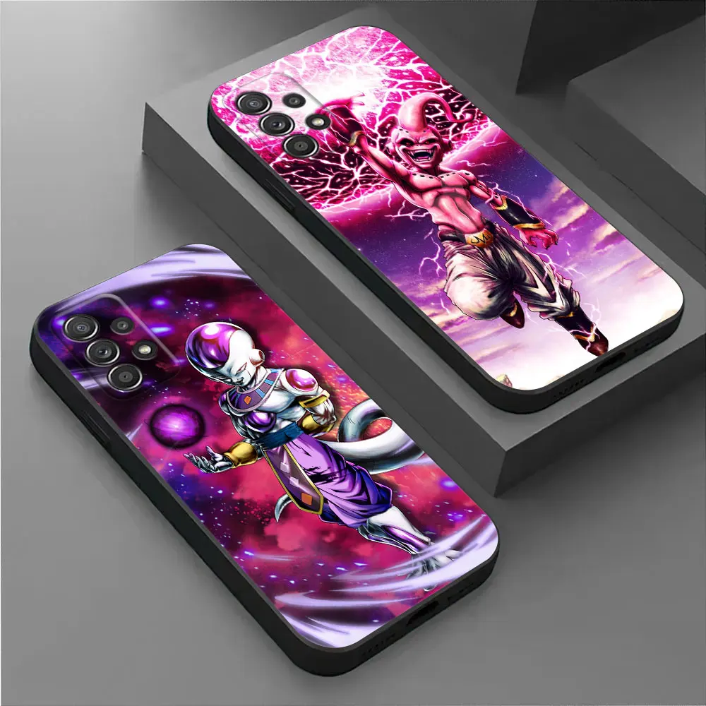 

Чехол для телефона с изображением Драгонболл для Samsung A56 5G, A57, A37, A55, A36, A26, A17, A07, A35, A34, A53, A54, A52, A73, A72 с Фризой и Маджин Буу