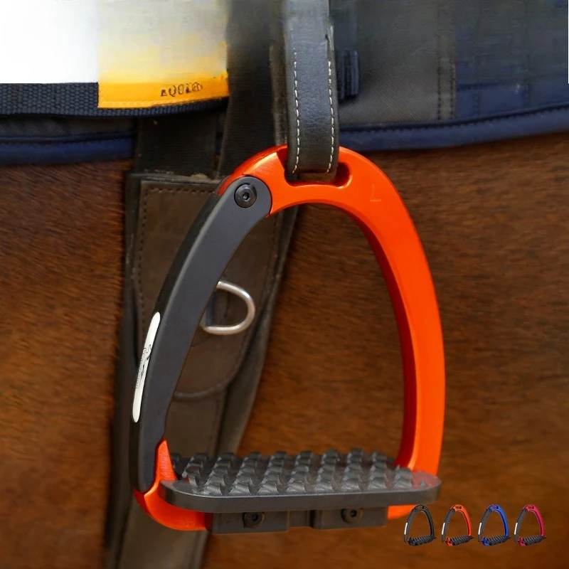 Stirrrup aluminum lightweight equestrian, competitive stirrup riding harness saddle