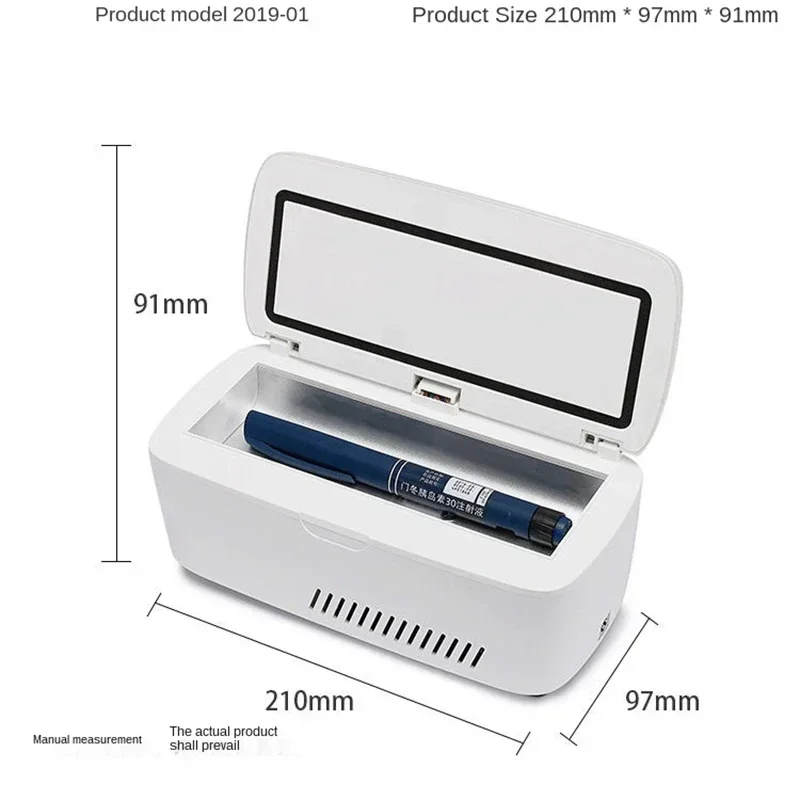 Insulin car refrigerator medicine cold box carry-on portable mini small refrigeration intelligent constant temperature charging