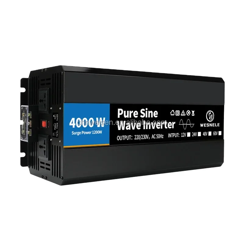 TP4000W good  quality and  inverter pure sine wave 12v inverter pure sine wavemodified sine wave car power inverter safe 200w ho