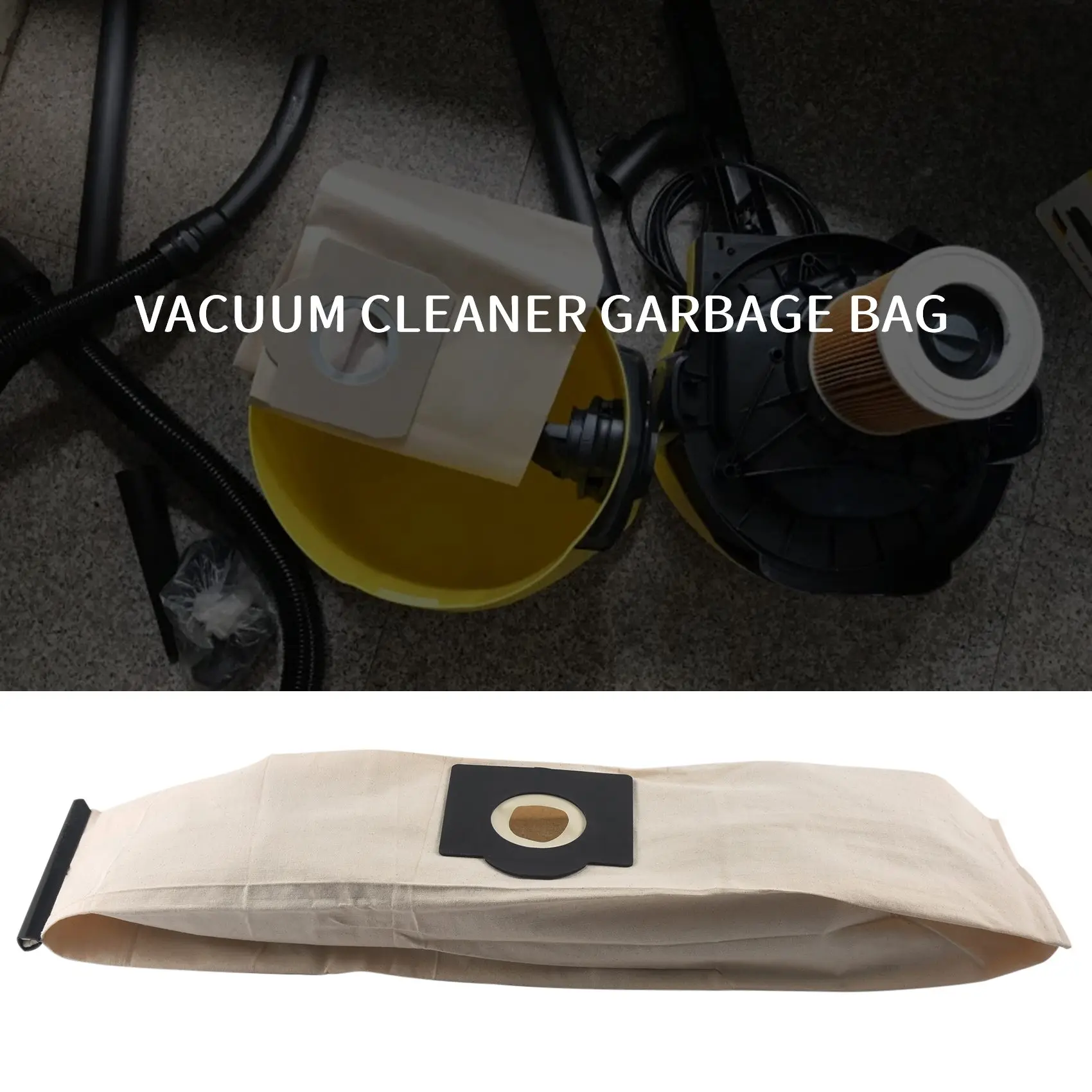 2 шт. моющиеся фильтр-мешки для Karcher WD3 Rremium WD3200 SE4001 WD3300 Wd2 SE 4000 MV3 мешок для пылесоса