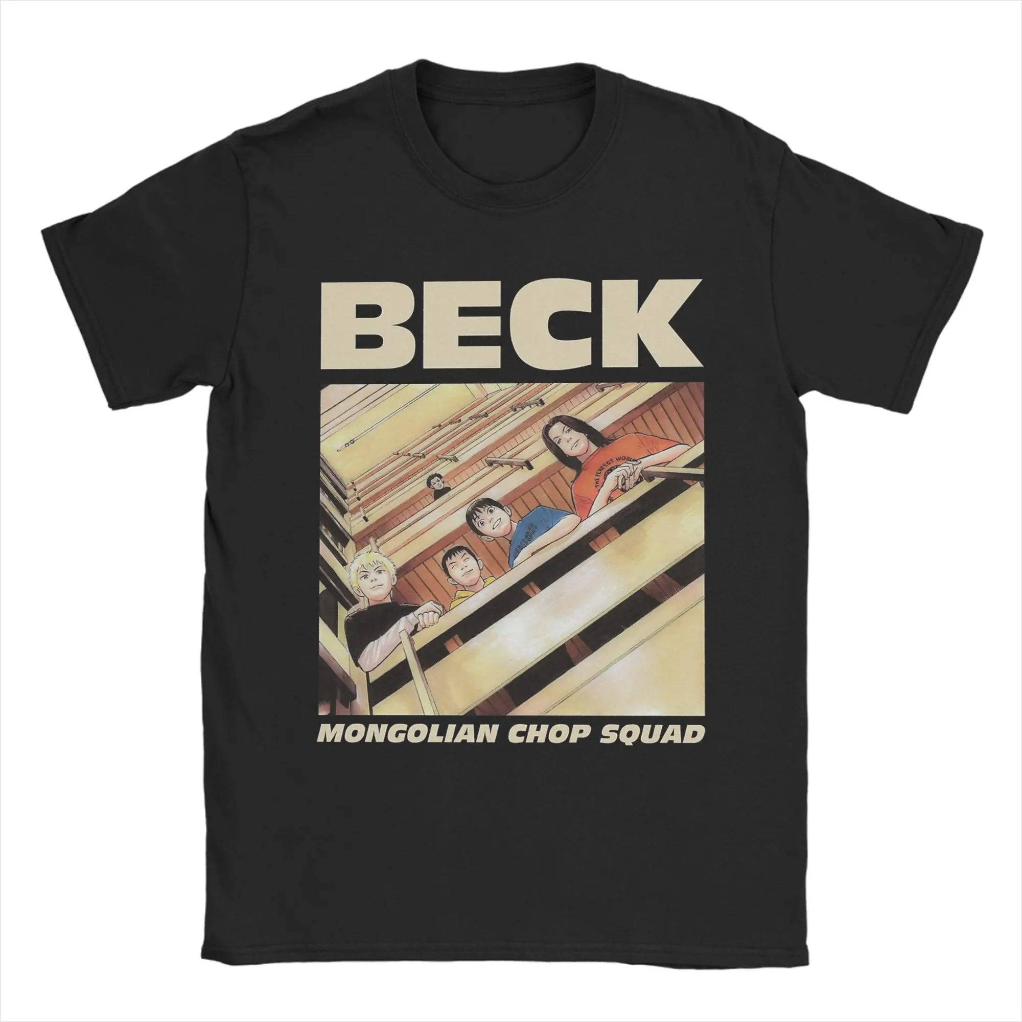 Camisetas BECK Mongolian Chop Squad para hombre, camiseta divertida de algodón, camiseta con cuello redondo, ropa de manga corta, regalo de cumpleaños