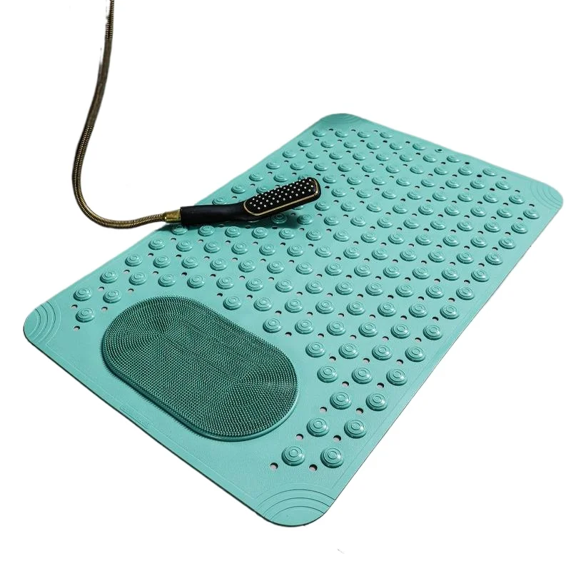 Waterproof and non-slip mat Non-slip shower Bathroom mat Household drainage absorbent Suction cup with handle