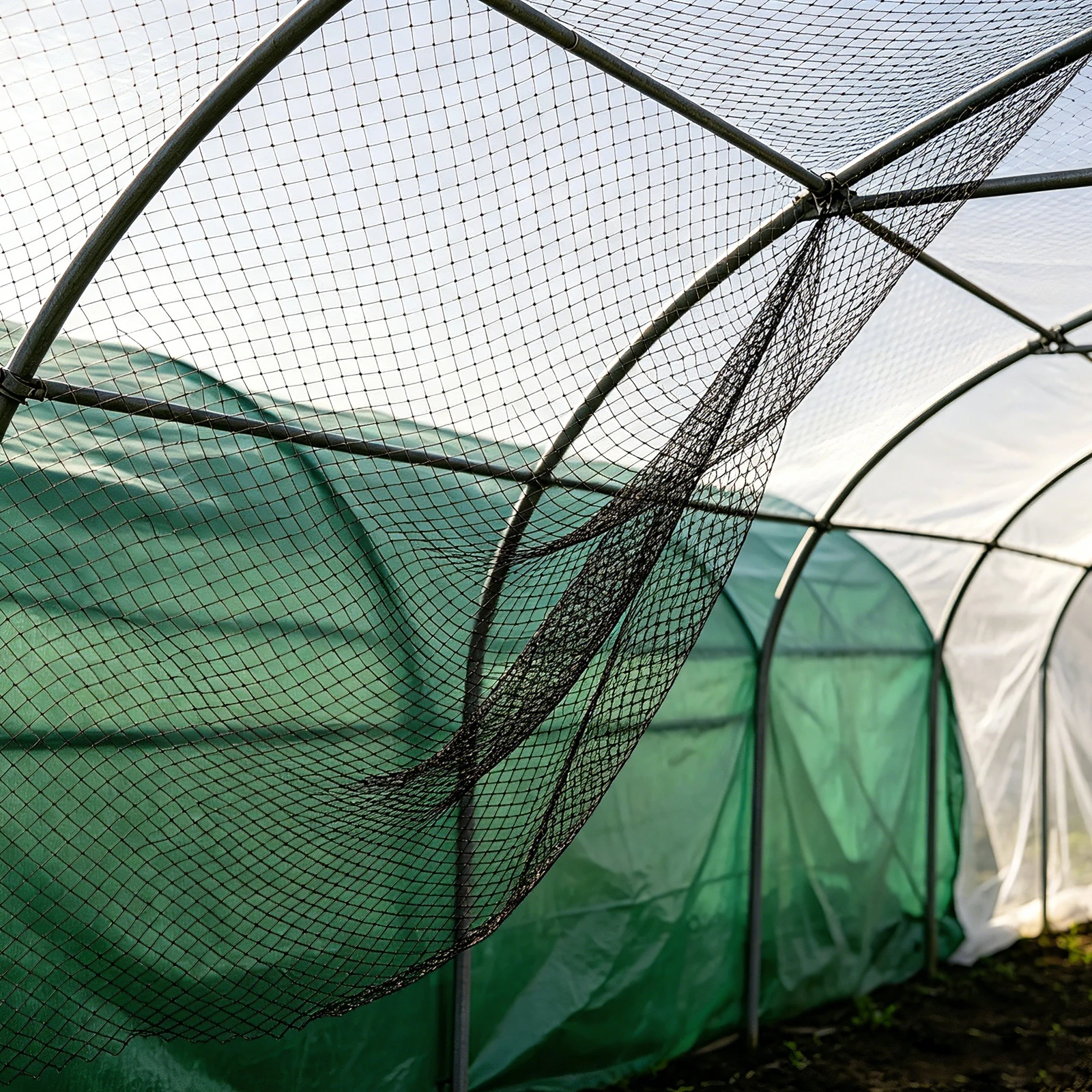 10*10m/15*15m Bird Netting, 1*1in Mesh Nylon Garden Plant Protection Net, Chicken Coop Barrier Net With 10 Ground Stakes & 50 Fastening Ties Protect Fruit Vegetable Trees from Birds Squirrels Rabbits for Garden Orchard Chicken Coop Balcony