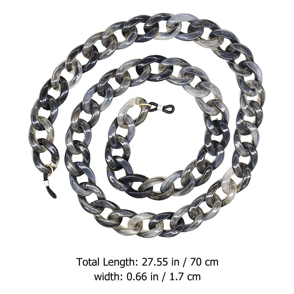 Exquisite Acrylic Eyeglasses Chain Sunglasses Hanging Lanyard Lightweight Odorless Fade-Resistant Eyeglass Anti-Lost Strap
