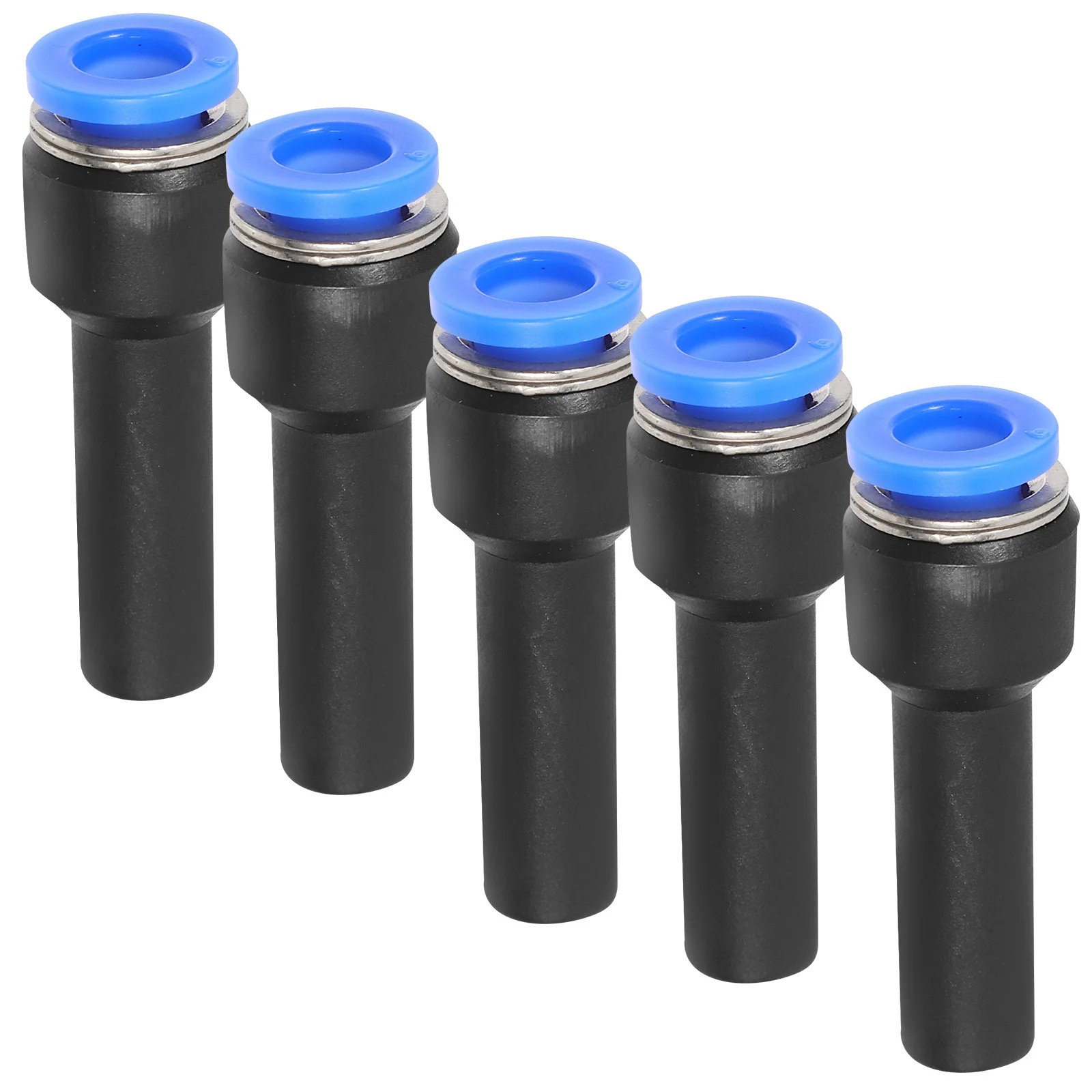 

5Pcs Pneumatic Connectors Air Hose Quick Connect Plastic Push to Connect Straight Parts Fittings for Industrial Medical