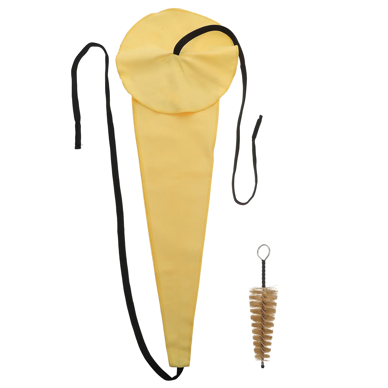 

1Set Saxophone Cleaning Set Durable Cloth Brush Efficient Maintenance Tool Professional Wipe Cloth Swab for Music Instruments
