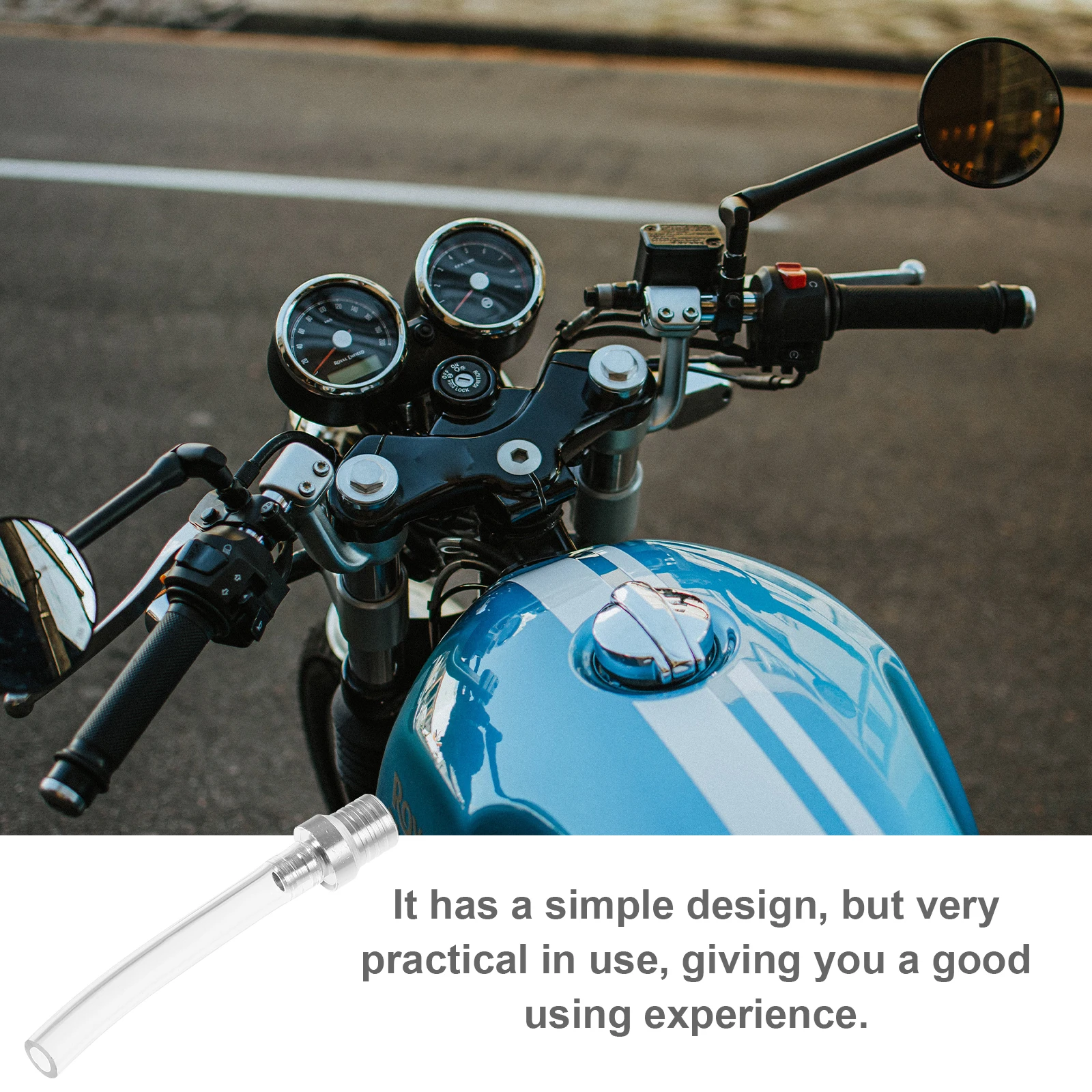 

1Pc ATV Fuel Tank Cap Vent Aluminum Alloy Valve Hose Pipe Gas Cap For Dirt Bikes Motorcycle Accessories Fuel Tank
