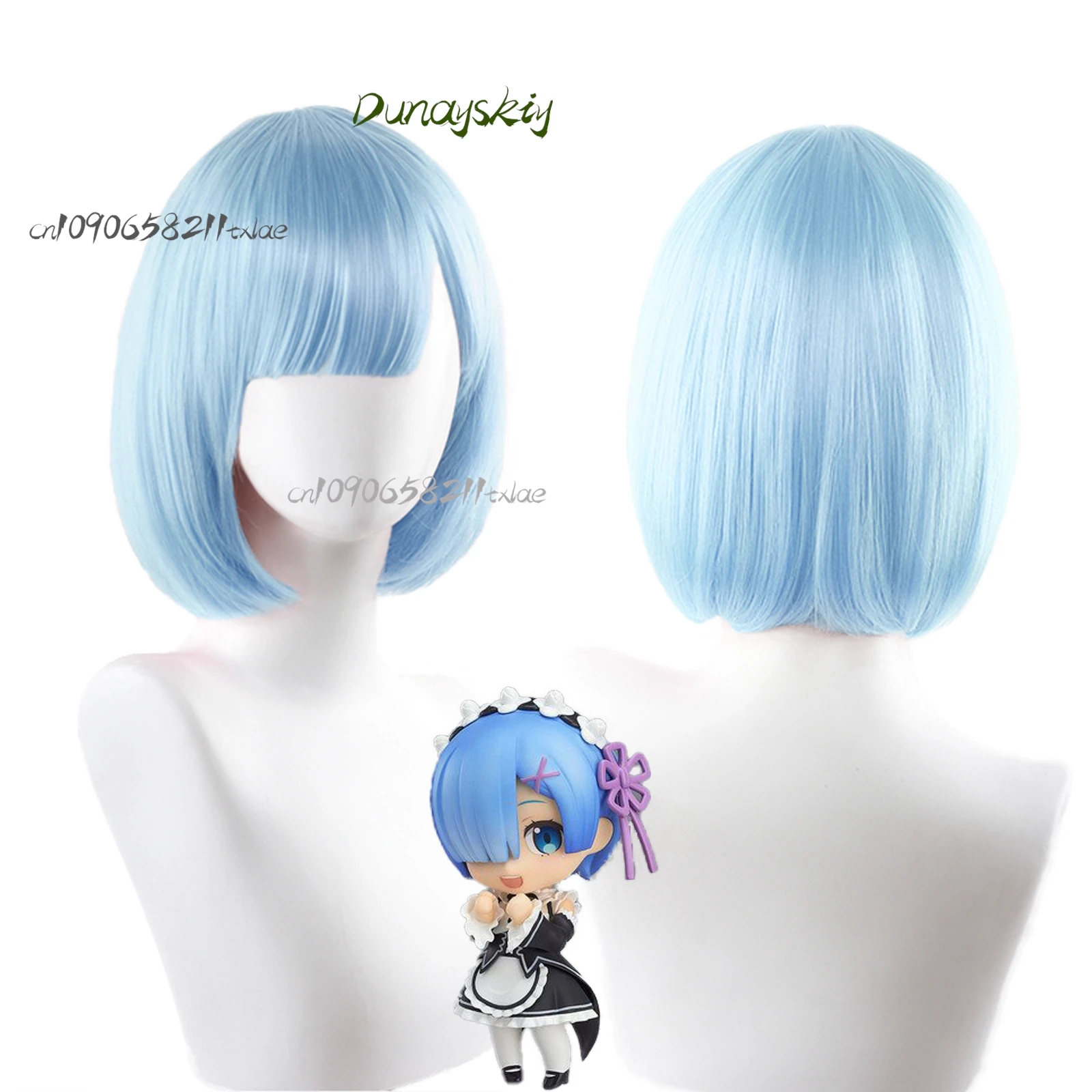 ^RE Rem & Ram ZERO COS Costume - Costumi da bagno Parrucche Halloween Laurea Estate Anime Outfit