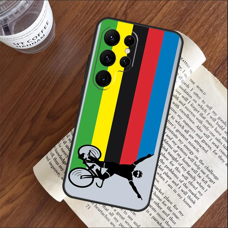 Cycling Bike Case For Samsung Galaxy S23 Ultra S20 FE S21 FE S22 Plus S8 S9 S10 Note 10 20 Ultra Cover