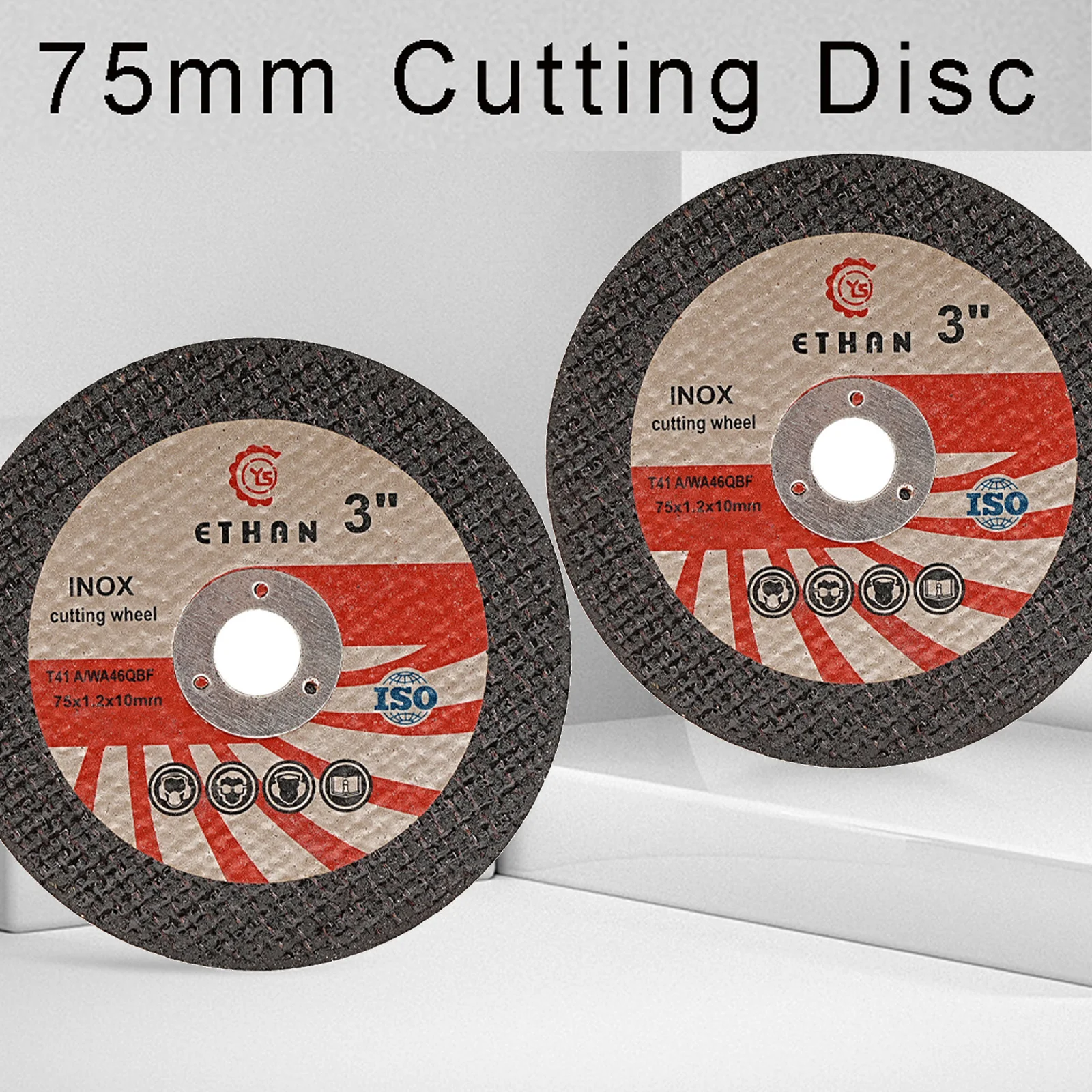 Sbestily 10pcs 75mm Circular Resin Saw Blade Mini Cutting Disc Metal Fast Cut Grinding Wheel for Angle Grinder Accessories